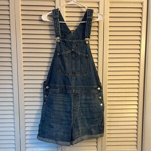 Old Navy denim short overalls